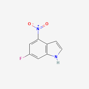 molecular formula C8H5FN2O2 B1343721 6-Fluoro-4-nitro-1H-indole CAS No. 1000340-83-9