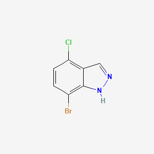 molecular formula C7H4BrClN2 B1343724 7-Bromo-4-chloro-1H-indazole CAS No. 1000341-88-7