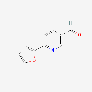 B1343739 6-(Furan-2-yl)pyridine-3-carbaldehyde CAS No. 886851-42-9