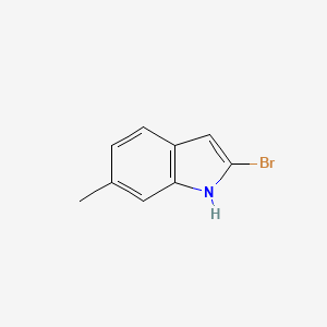 molecular formula C9H8BrN B13437446 2-Bromo-6-methyl-1H-indole 