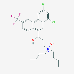 molecular formula C26H30Cl2F3NO2 B13437463 Halofantrine N-Oxide 