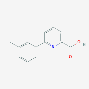 B1343749 6-(3-Methylphenyl)pyridine-2-carboxylic acid CAS No. 887982-30-1