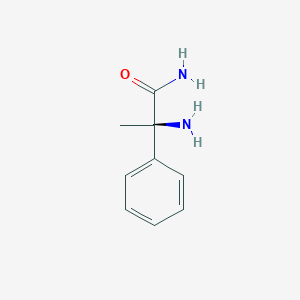 molecular formula C9H12N2O B134375 (2R)-2-amino-2-phenylpropanamide CAS No. 152375-69-4