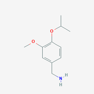 (4-Isopropoxy-3-methoxybenzyl)amine