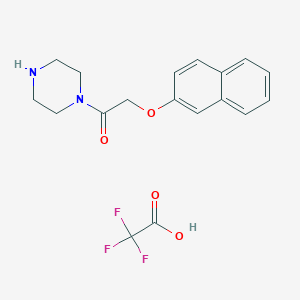 2-(Naphthalen-2-yloxy)-1-piperazin-1-YL-ethanone trifluoroacetate