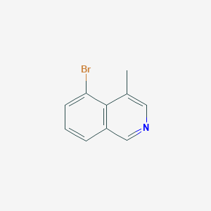 molecular formula C10H8BrN B1343792 5-Bromo-4-methylisoquinoline CAS No. 651310-24-6