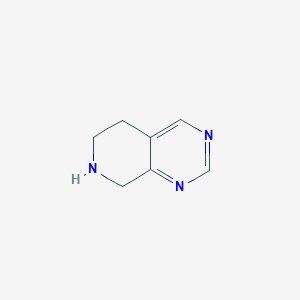 molecular formula C7H9N3 B1343793 5,6,7,8-Tetrahydropyrido[3,4-d]pyrimidine CAS No. 781595-43-5