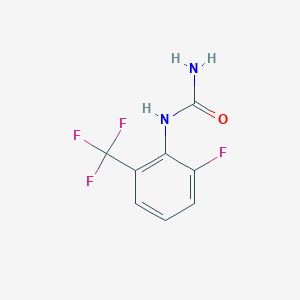 molecular formula C8H6F4N2O B13437973 2-Fluoro-6-(trifluoromethyl)phenylurea 