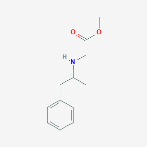 molecular formula C12H17NO2 B13437981 Methyl 2-[(1-phenylpropan-2-yl)amino]acetate 