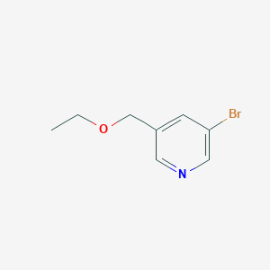 molecular formula C8H10BrNO B1343799 3-Bromo-5-(ethoxymethyl)pyridine CAS No. 723281-63-8