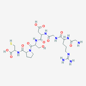 molecular formula C25H42N10O11S B1343802 Grgdspc CAS No. 91575-26-7