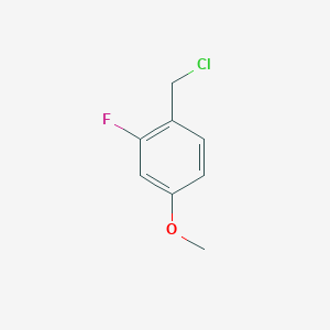 molecular formula C8H8ClFO B1343804 2-Fluoro-4-methoxybenzyl chloride CAS No. 331-63-5