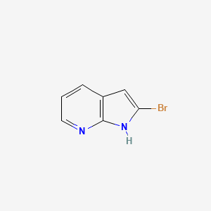 molecular formula C7H5BrN2 B1343808 2-bromo-1H-pyrrolo[2,3-b]pyridine CAS No. 1083181-25-2