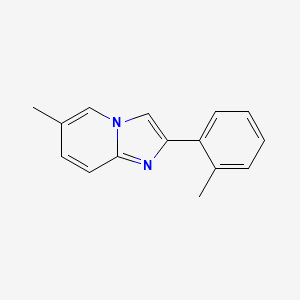 molecular formula C15H14N2 B13438085 6-Methyl-2-(o-tolyl)imidazo[1,2-a]pyridine 