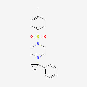 molecular formula C20H24N2O2S B13438128 1-(1-Phenylcyclopropyl)-4-tosylpiperazine 