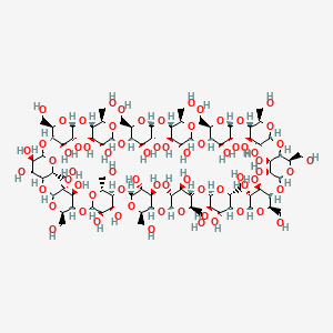 molecular formula C84H140O70 B13438132 Iota-cyclodextrin CAS No. 156510-94-0