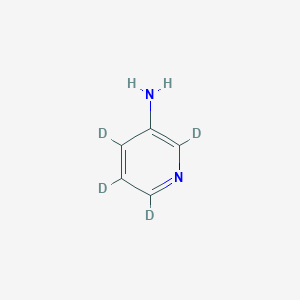 molecular formula C5H6N2 B13438140 3-Aminopyridine-d4 