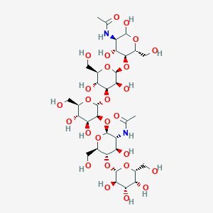 molecular formula C34H58N2O26 B13438147 Gal(b1-4)GlcNAc(b1-2)Man(a1-3)Man(b1-4)GlcNAc 