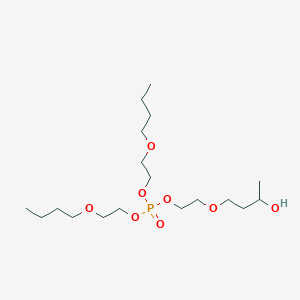molecular formula C18H39O8P B13438157 Bis(2-butoxyethyl) 2-(3-Hydroxybutoxy)ethyl Phosphate Triester CAS No. 1477494-87-3