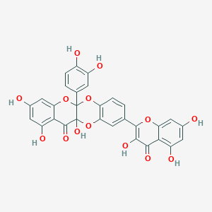 molecular formula C30H18O14 B13438208 Quercetin dimer 