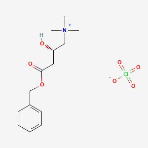molecular formula C14H22ClNO7 B13438223 D-(+)-Carnitine Benzyl Ester Perchlorate 