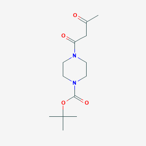 tert-Butyl 4-(3-oxobutanoyl)piperazine-1-carboxylate