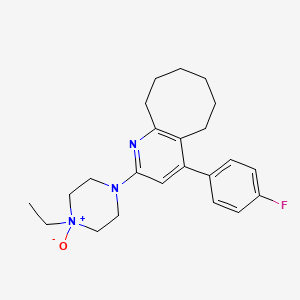 molecular formula C23H30FN3O B13438289 Blonanserin N-Oxide 