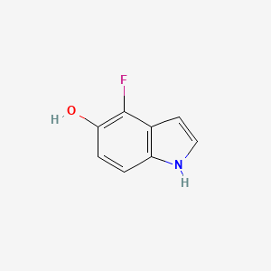 molecular formula C8H6FNO B1343829 4-fluoro-1H-indol-5-ol CAS No. 288386-04-9