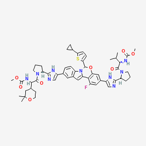molecular formula C54H62FN9O8S B13438362 MK-6169 
