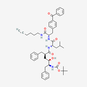 molecular formula C52H64N4O7 B13438363 L458-BPyne 