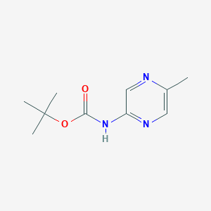molecular formula C10H15N3O2 B1343843 tert-Butyl (5-methylpyrazin-2-yl)carbamate CAS No. 369638-68-6