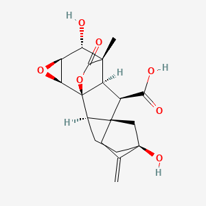 molecular formula C19H22O7 B13438431 1,2-Epoxy GA3 