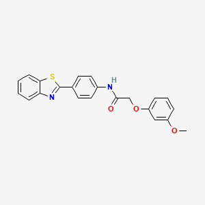 molecular formula C22H18N2O3S B13438432 BDM31827 