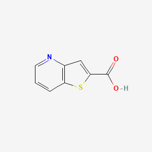 molecular formula C8H5NO2S B1343844 Thieno[3,2-b]pyridine-2-carboxylic acid CAS No. 347187-30-8