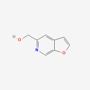 molecular formula C8H7NO2 B1343845 Furo[2,3-c]pyridin-5-ylmethanol CAS No. 478148-60-6