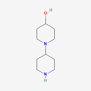 molecular formula C10H20N2O B1343858 [1,4'-Bipiperidin]-4-ol CAS No. 550370-19-9
