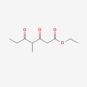 molecular formula C10H16O4 B13438605 Ethyl 4-Methyl-3,5-dioxoheptanoic Acid Ester 