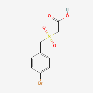 2-[(4-Bromophenyl)methanesulfonyl]acetic acid