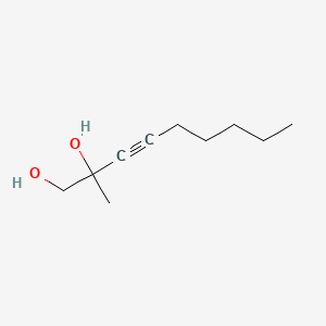 molecular formula C10H18O2 B13438665 2-Methylnon-3-yne-1,2-diol 