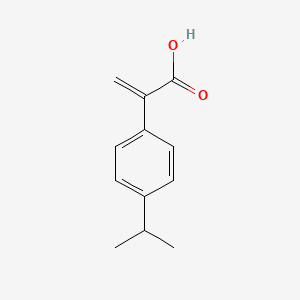 molecular formula C12H14O2 B13438674 2-(4-Isopropylphenyl)acrylic Acid 