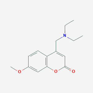 molecular formula C15H19NO3 B1343868 4-((Diethylamino)methyl)-7-methoxy-2H-chromen-2-one CAS No. 152584-35-5