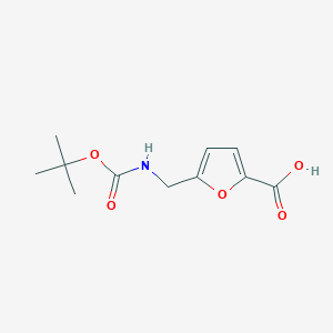 5-{[(Tert-butoxycarbonyl)amino]methyl}-2-furoic acid