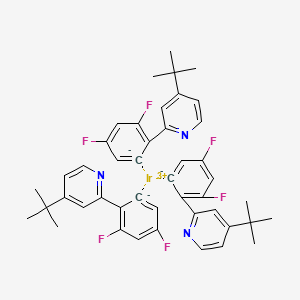 molecular formula C45H42F6IrN3 B13438709 Ir[dF(t-Bu)-ppy]3 