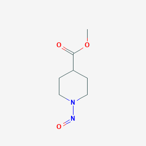 molecular formula C7H12N2O3 B13438734 Methyl 1-nitrosopiperidine-4-carboxylate 