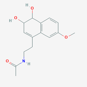 molecular formula C15H19NO4 B13438791 3,4-Dihydro-3,4-dihydroxyagomelatine 