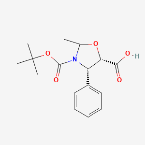 molecular formula C17H23NO5 B13438803 Oxazolidine 4R, 5R Isomer 