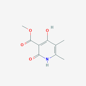 molecular formula C9H11NO4 B13438856 methyl 4-hydroxy-5,6-dimethyl-2-oxo-1H-pyridine-3-carboxylate 