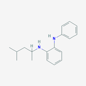 molecular formula C18H24N2 B13438951 Benzenediamine, N-(1,3-dimethylbutyl)-N'-phenyl- CAS No. 151385-78-3