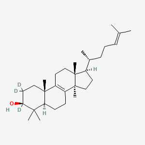 molecular formula C30H50O B13438959 Lanosterol-D3 