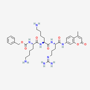 molecular formula C36H51N9O7 B13438966 Z-Nle-KR-amc 